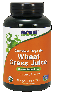 Organic Wheat Grass Juice (4 oz) NOW Foods